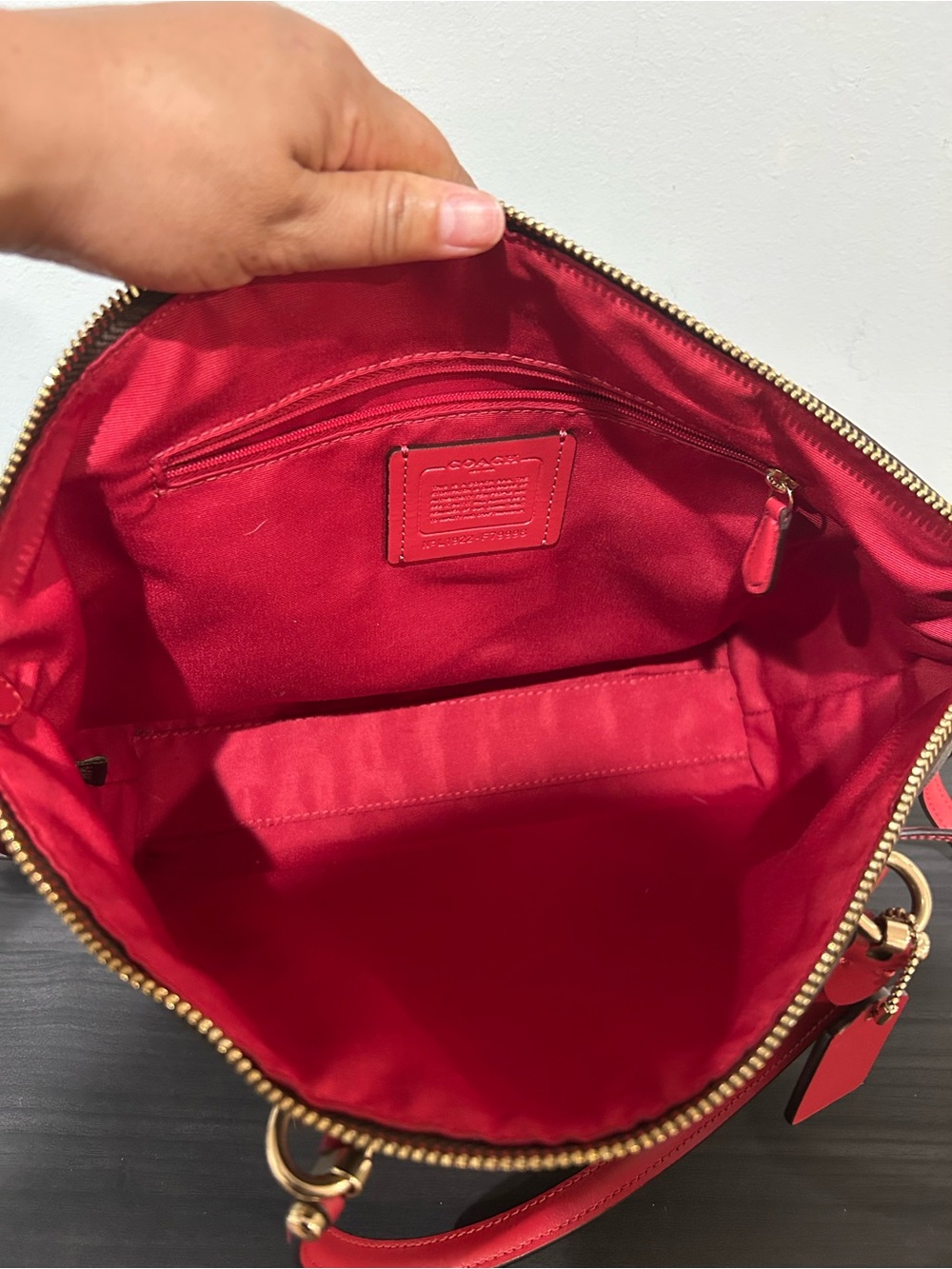 Coach Prairie Satchel in Signature Canvas (Style#F79998) EUC - Picture 5 of 11